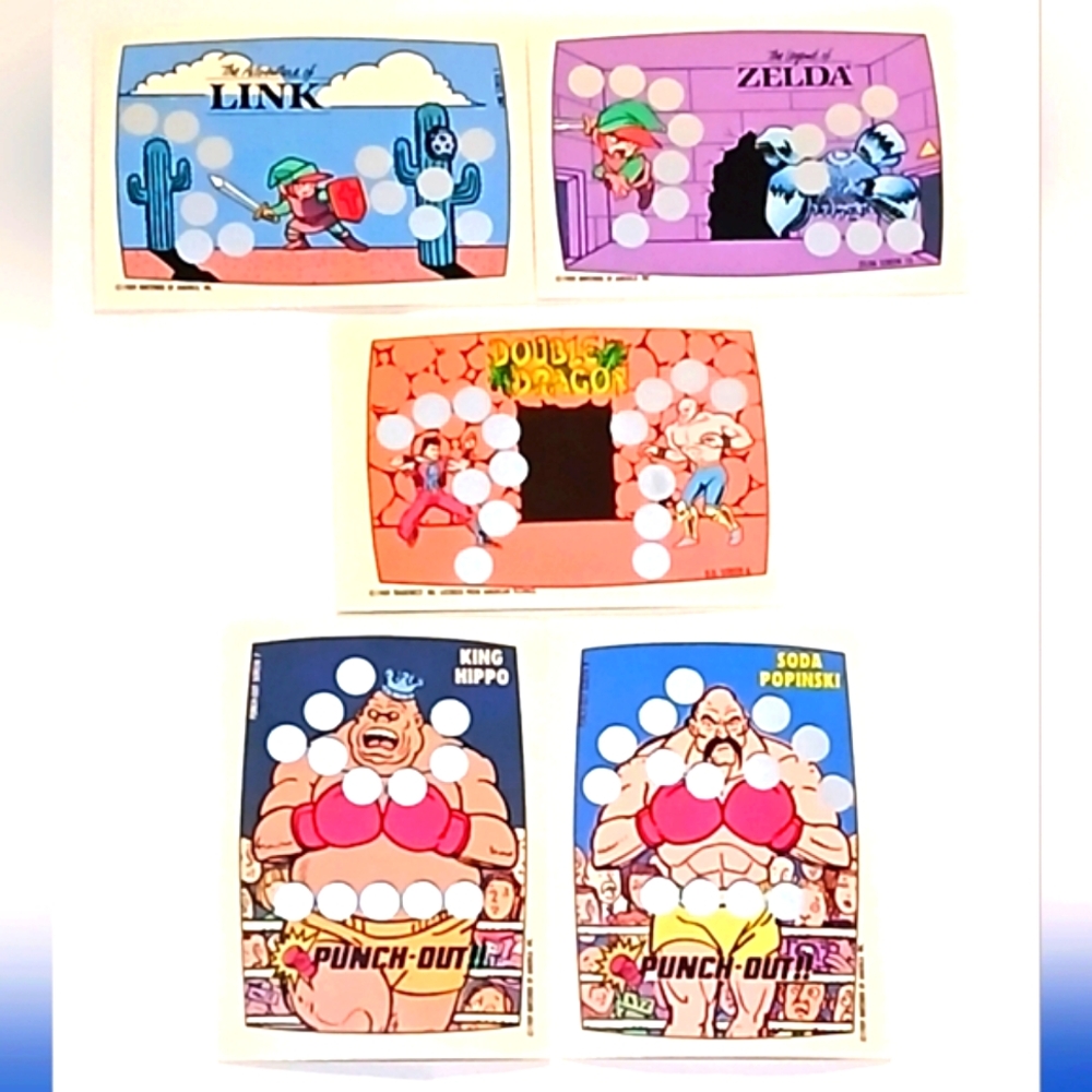 TOPPS NINTENDO Trading Cards Zelda, Link, Hippo, Popinski, RARE And retro Cards!
